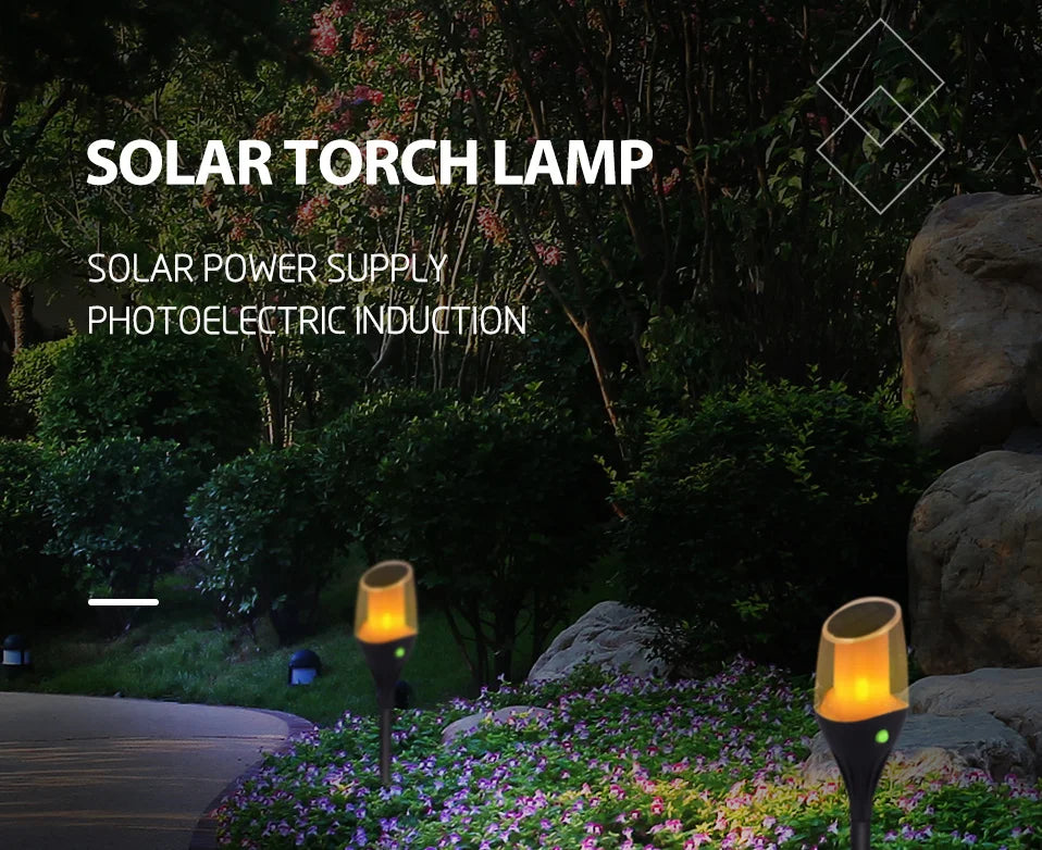 Solar Outdoor Lawn Lamp Garden Lamp Solar Powered Waterproof Landscape Path for Yard Backyard Lawn Patio Decorative LED Lighting