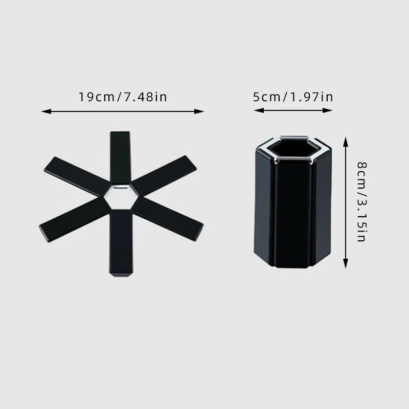 Folding heat insulation mat dining table anti-scald home dining mat pot mat table mat bowl mat casserole heat insulation mat hig