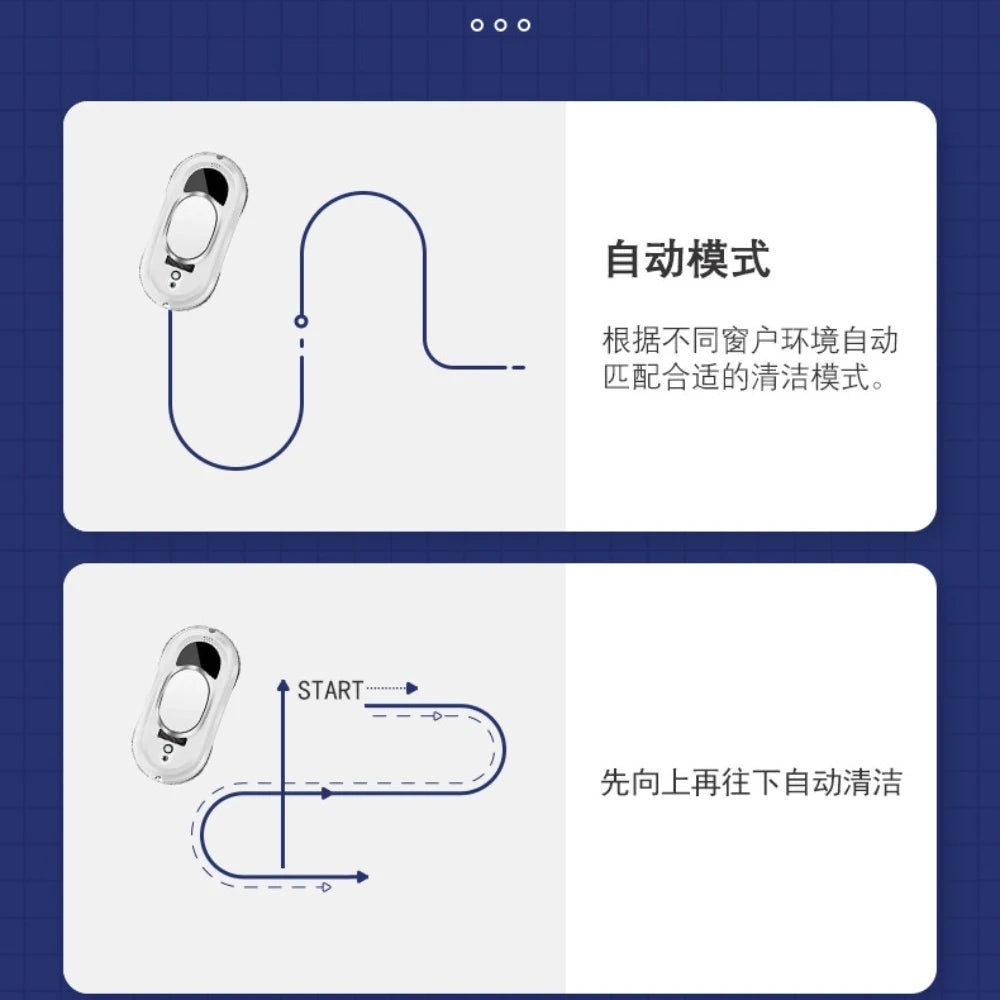 Automatic Robot Vacuum Cleaner Window Cleaning Robot Window Cleaner Electric Glass Limpiacristales Remote Control