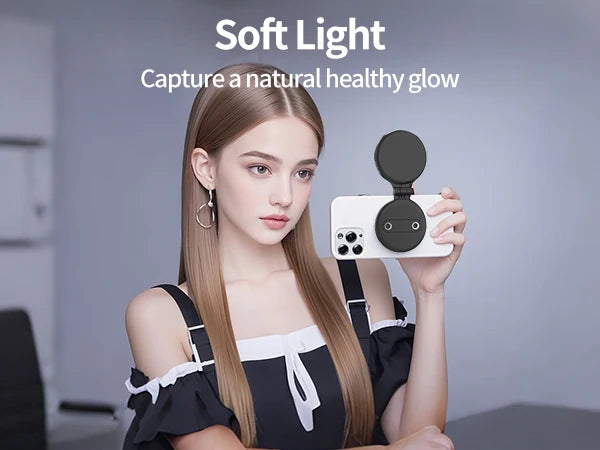 Magsafe Magnetic Mini LED Selfie Fill Light Potable Phone Selfie Lamp for Video Vlog Selfie