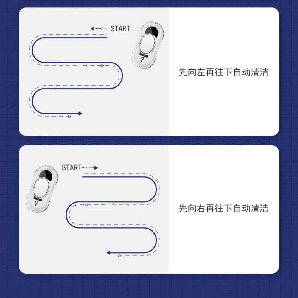 Automatic Robot Vacuum Cleaner Window Cleaning Robot Window Cleaner Electric Glass Limpiacristales Remote Control