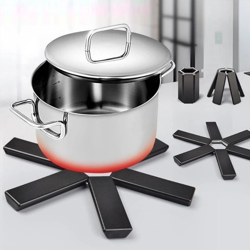 Folding heat insulation mat dining table anti-scald home dining mat pot mat table mat bowl mat casserole heat insulation mat hig