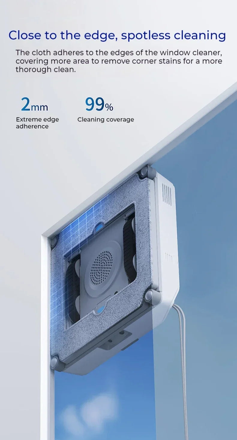 Original ECOVACS Window Cleaning Machine WINBOT AIR MINI Window Cleaning Robot 8000Pa Glass Vacuum Cleaner 100V-240V