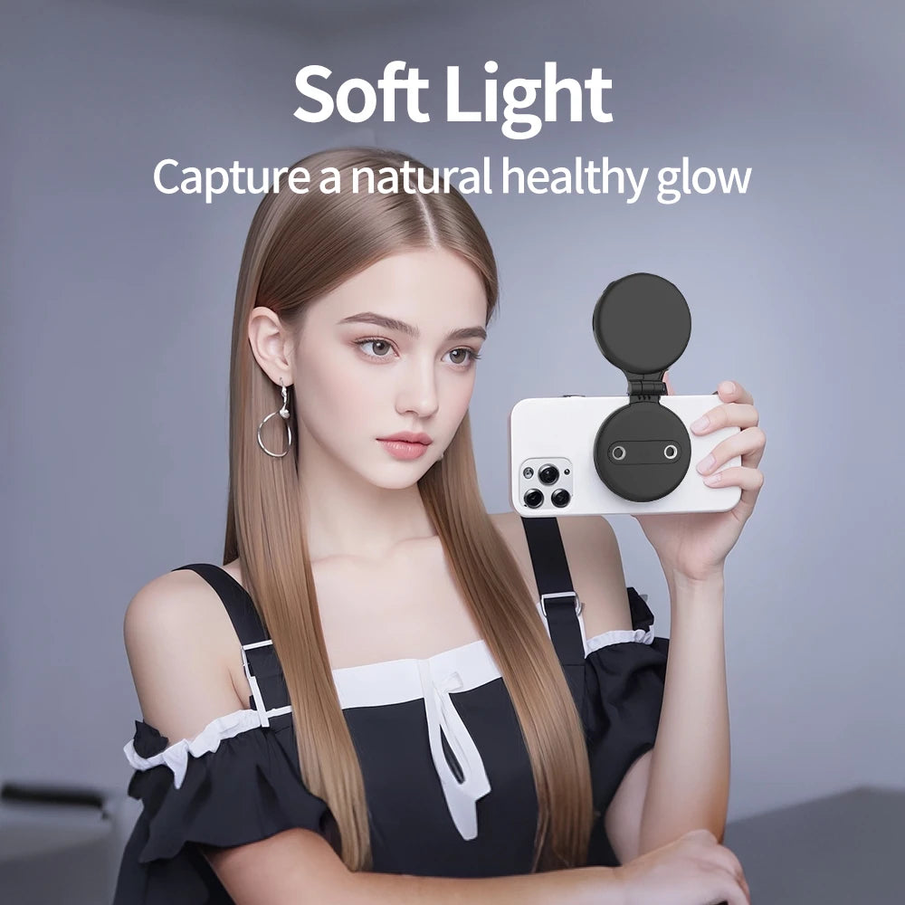 Magsafe Magnetic Mini LED Selfie Fill Light Potable Phone Selfie Lamp for Video Vlog Selfie