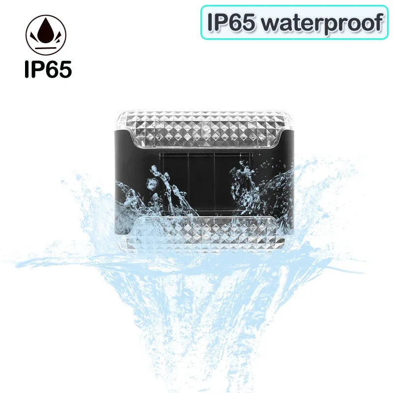 LED Solar Wall Lamp Sunlight Outdoor Up and Down Luminous Lighting Waterproof Energy-saving Street Light Yard Balcony Decoration