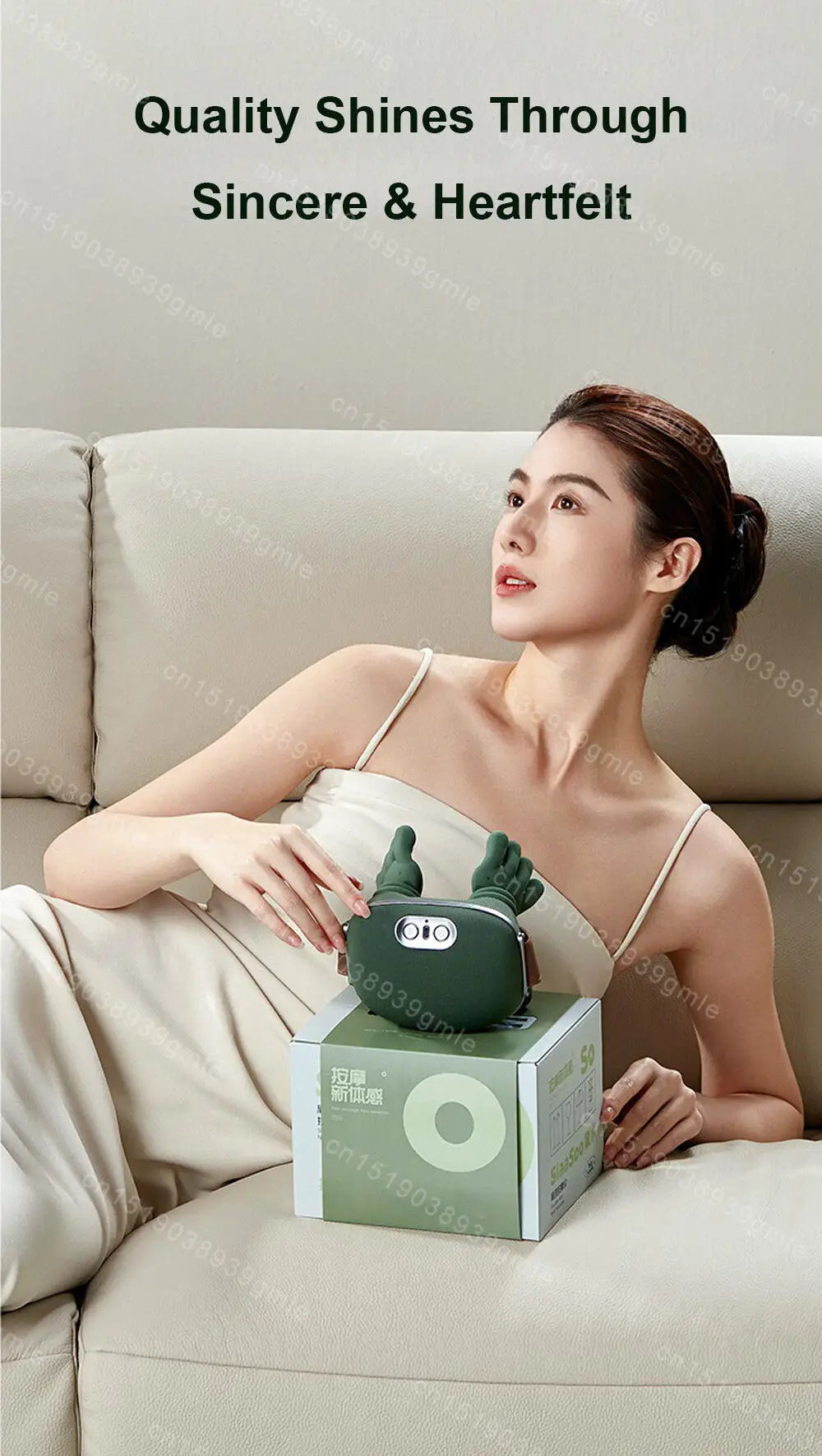 Neck Shoulder Massager Intelligent Bionic Shiatsu Red Light Heated Relief Fatigue Body Kneading Trapezius Muscles Relaxation