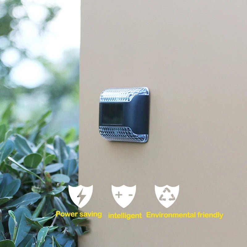 LED Solar Wall Lamp Sunlight Outdoor Up and Down Luminous Lighting Waterproof Energy-saving Street Light Yard Balcony Decoration