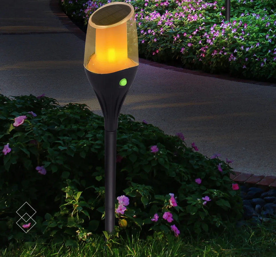 Solar Outdoor Lawn Lamp Garden Lamp Solar Powered Waterproof Landscape Path for Yard Backyard Lawn Patio Decorative LED Lighting