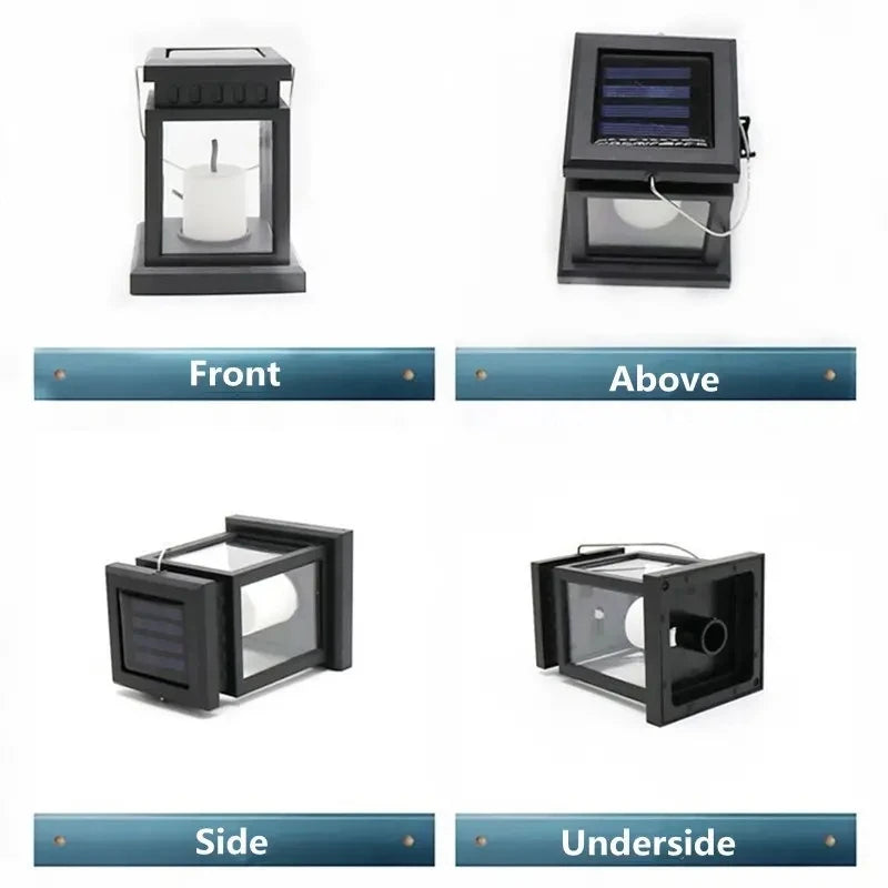 Garden Decor Outdoor Solar Lights Retro Palace Lantern Lights Hanging Candle Lamps Landscape Lighting Floor Lights Solar Light