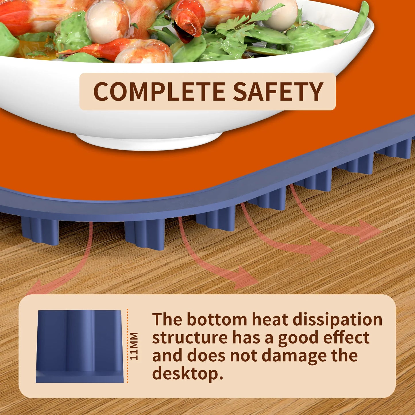 Food Warming Mat Fast Heating Silicone Electric Warming Tray with 9 Level Temperature Roll up Buffet Food Warmer for Parties