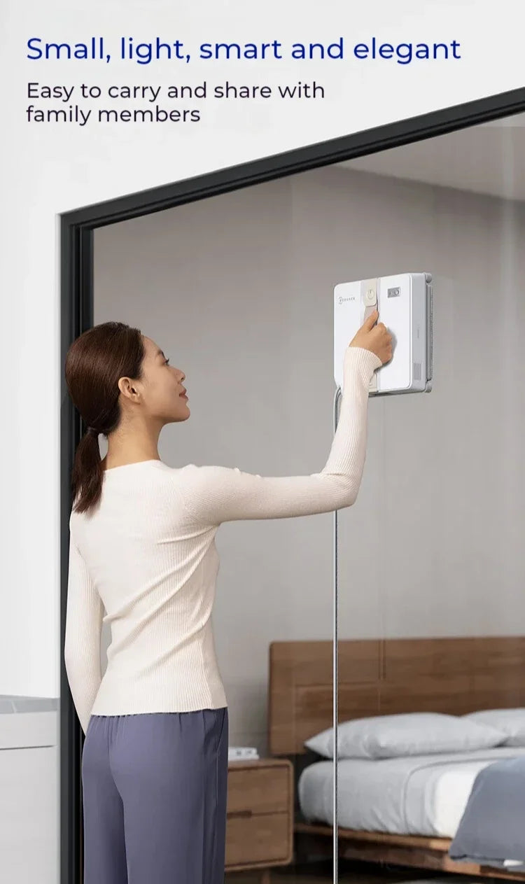 Original ECOVACS Window Cleaning Machine WINBOT AIR MINI Window Cleaning Robot 8000Pa Glass Vacuum Cleaner 100V-240V