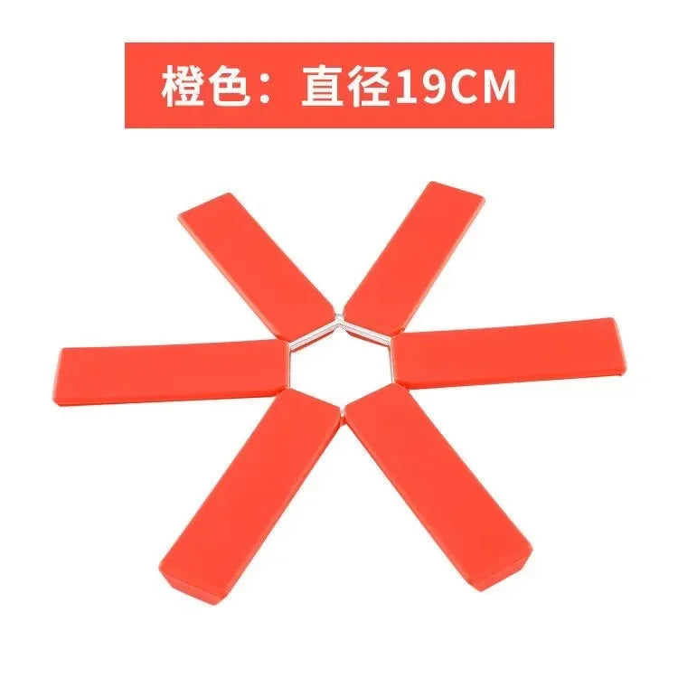 Folding heat insulation mat dining table anti-scald home dining mat pot mat table mat bowl mat casserole heat insulation mat hig