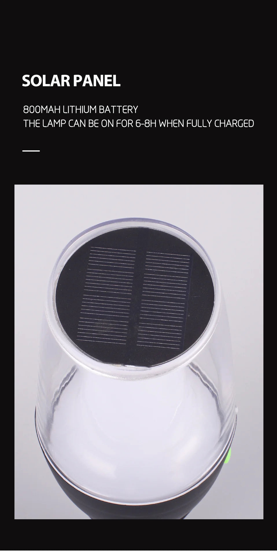 Solar Outdoor Lawn Lamp Garden Lamp Solar Powered Waterproof Landscape Path for Yard Backyard Lawn Patio Decorative LED Lighting