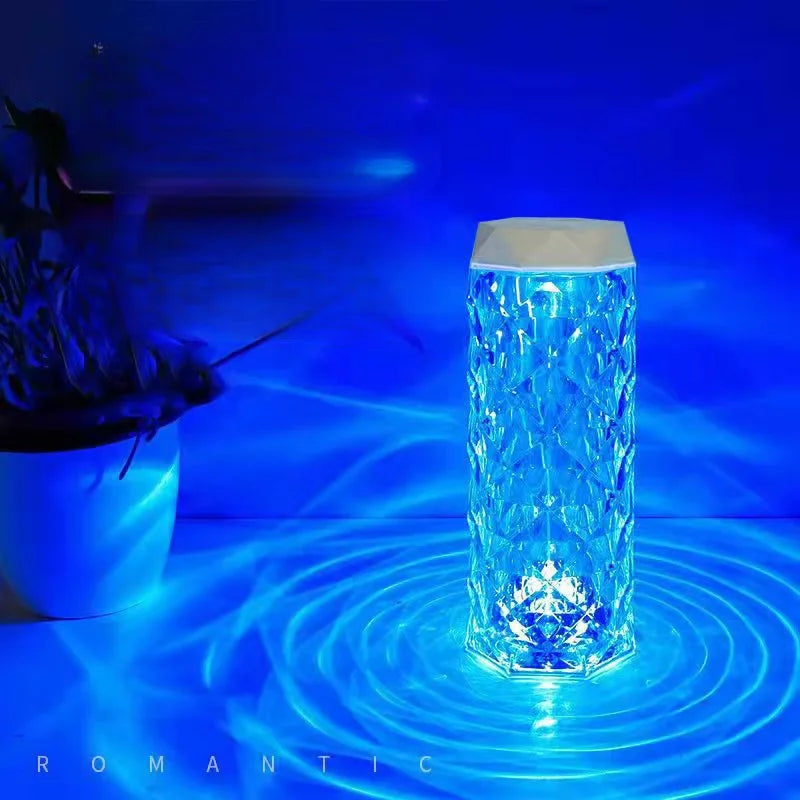 Air humidifier 500ML household car mounted aromatherapy humidifier aromatherapy diffuser USB crystal spray with LED night light