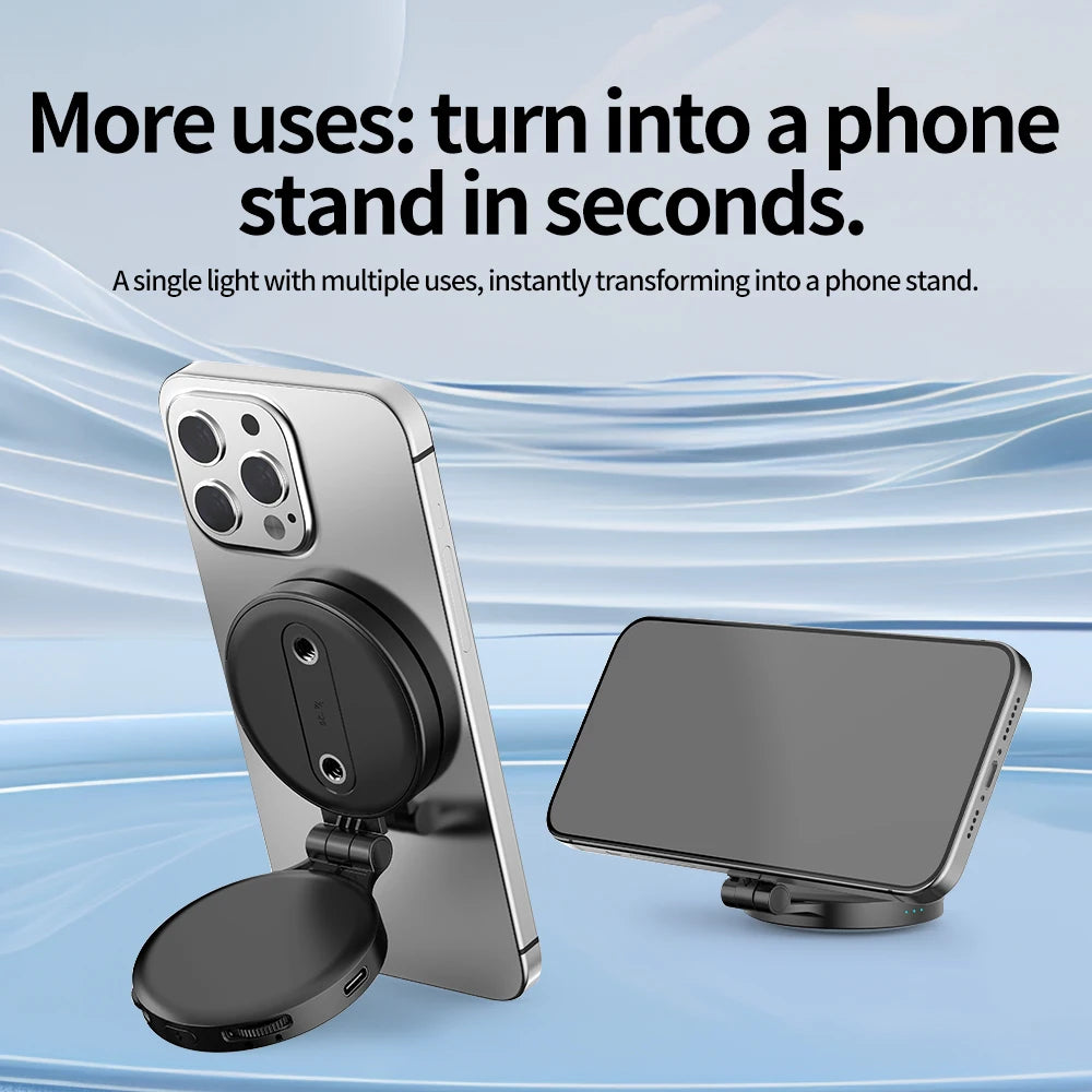 Magsafe Magnetic Mini LED Selfie Fill Light Potable Phone Selfie Lamp for Video Vlog Selfie