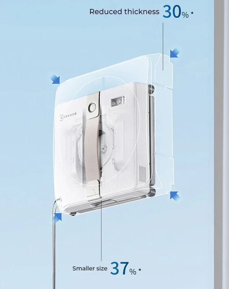 Original ECOVACS Window Cleaning Machine WINBOT AIR MINI Window Cleaning Robot 8000Pa Glass Vacuum Cleaner 100V-240V